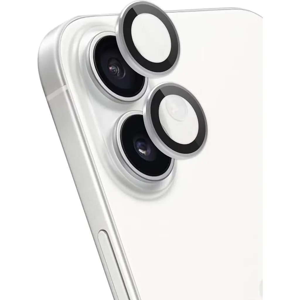 Захисне скло на камеру iLera FocusPro Lens для Apple iPhone 16/16 Plus White (iLFPW16) [124807] - фото 4