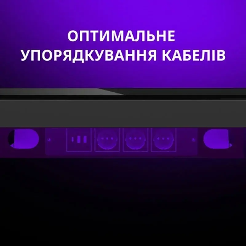 Комп'ютерний стіл Lorgar PRO 80G Glass Black (LRG-DP80G) - фото 12