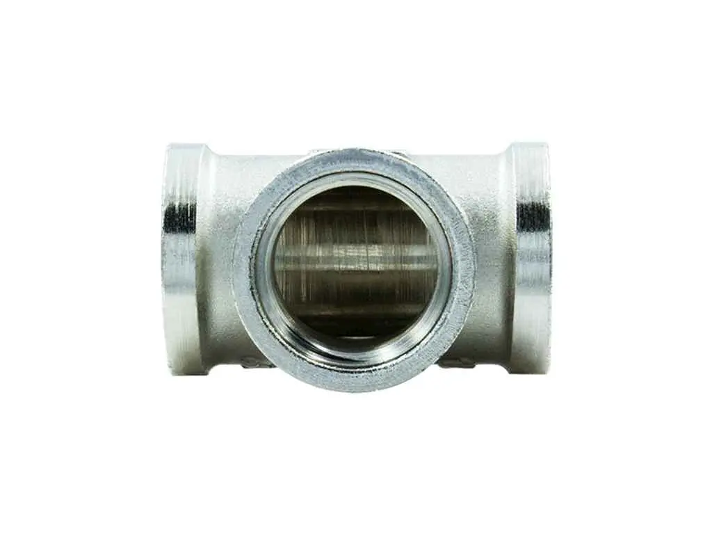 Трійник RAFTEC 3/4"В латунь, ВВВ, DN20, нікель, T02 - фото 5