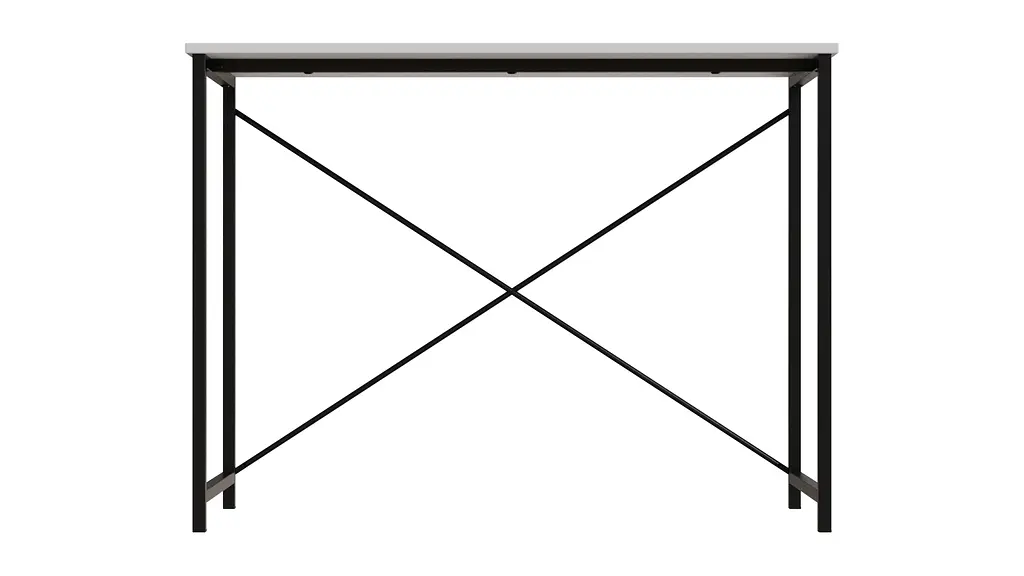 Стіл письмовий Line Лайт Ferrum-decor 750x1000x500 Чорний метал ДСП Білий 16 мм (FRD-104836) - фото 4