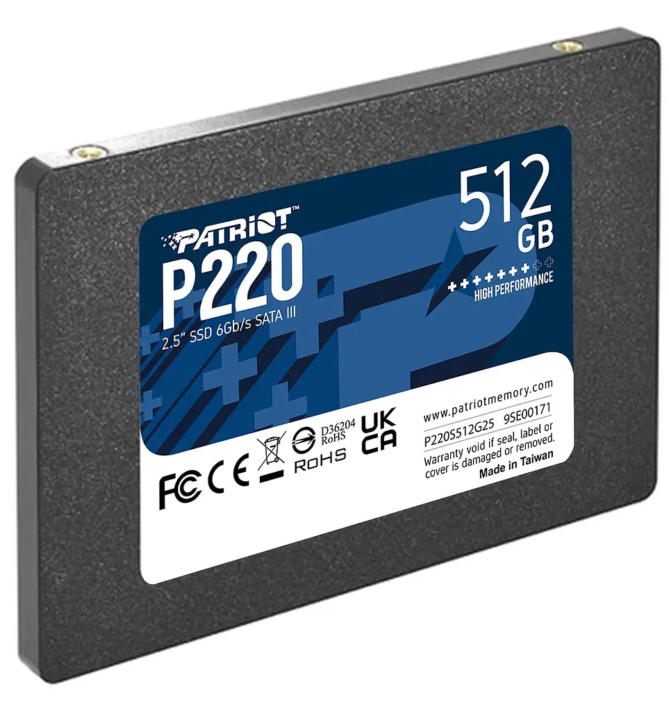Накопитель SSD 512GB Patriot P220 2.5 SATAIII TLC (P220S512G25) - фото 3