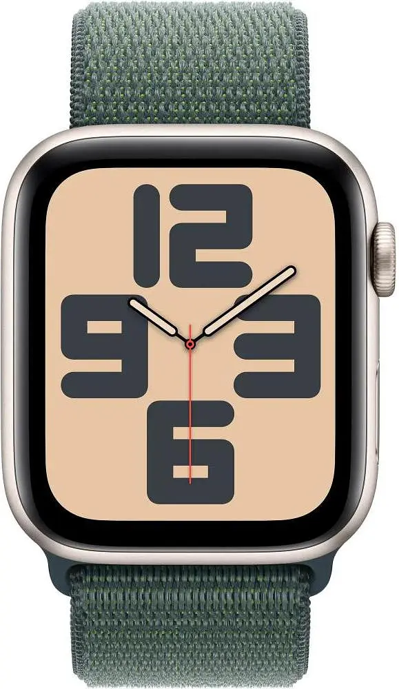 Смарт-годинник Apple Watch SE 2 GPS 44mm Starlight Aluminium Case w. Lake Green Sport Loop (MXEW3) - фото 2