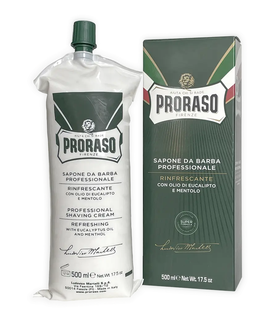 Крем для гоління з евкаліптом та ментолом Proraso Refreshing 500 мл