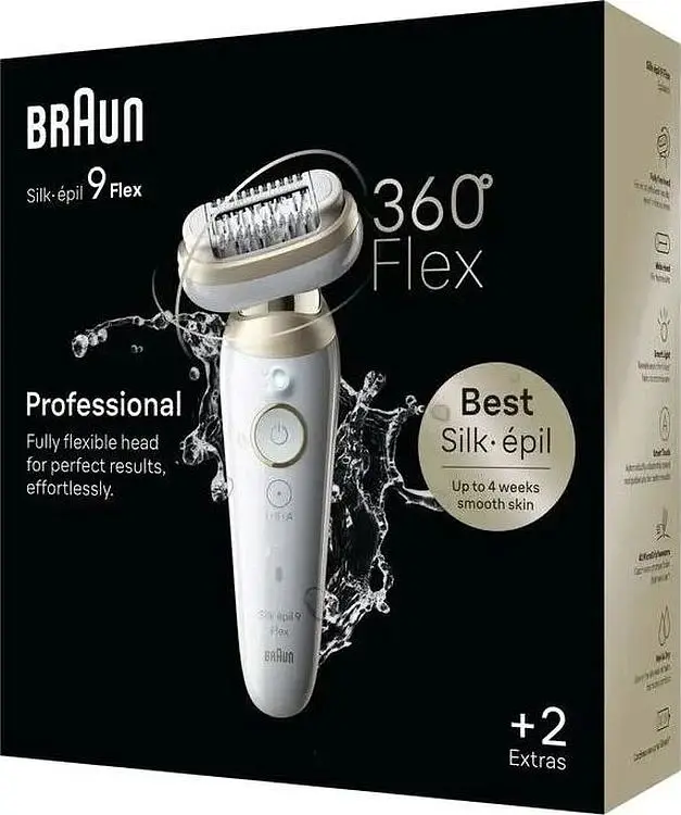 Епілятор Braun Silk-Epil 9 Flex SensoSmart 3D SES 9-011 White UA - фото 2
