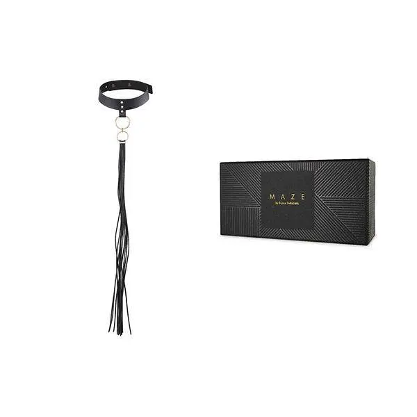 Чокер Bijoux Indiscrets MAZE - Tassel Chocker Black - фото 2