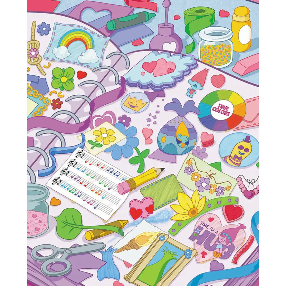 Книга-виммельбух "Ищи и находи" Ранок 896002 серия "Тролли", 20 страниц - фото 3