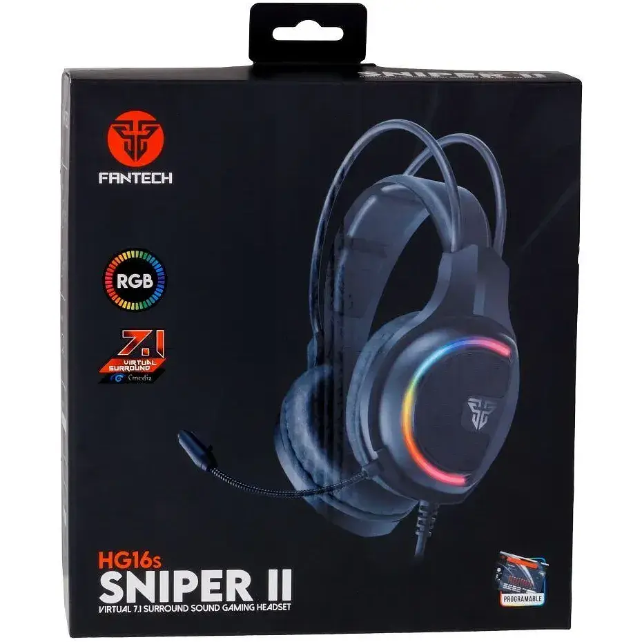 Ігрові навушники XPRO HG16S Sniper з високою якістю звуку 7.1 Virtual Surround (23713-01_1095) - фото 2