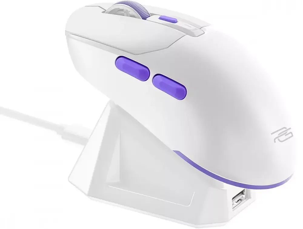 Ігрова миша Proove Gaming Rate Pro Wireless Mouse with Charging Dock white (WMRPCD022002) - фото 2