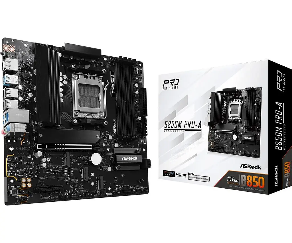 Материнська плата AsRock B850M PRO-A (B850M PRO-A) (Socket AM5, AMD B850, Micro-ATX) - фото 5