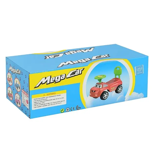 Каталка-толокар M 4073-3 Bambi Racer музика, довжина 53см, колір Червоний, в коробці (6200000051536) - фото 2