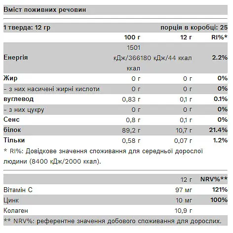 Колаген Pure Gold Collagen Light Lemonade 300 г - фото 2