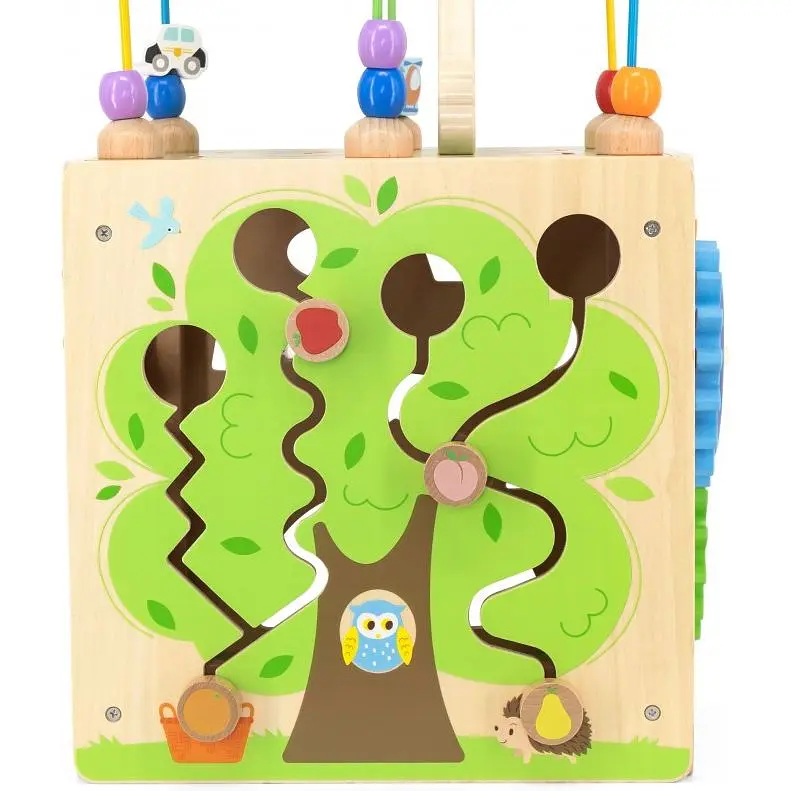 Бізікуб Viga Toys 5 в 1 дерев'яний (44591) - фото 3