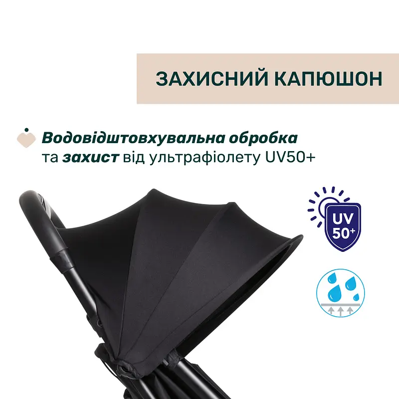 Прогулянкова коляска Chicco Urbino чорна (87138.95) - фото 5