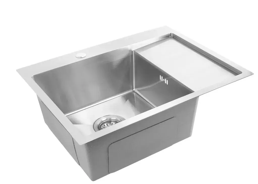 Кухонна мийка Rea Fin 620x480 мм nickel brushed ZLE-06012 - фото 4