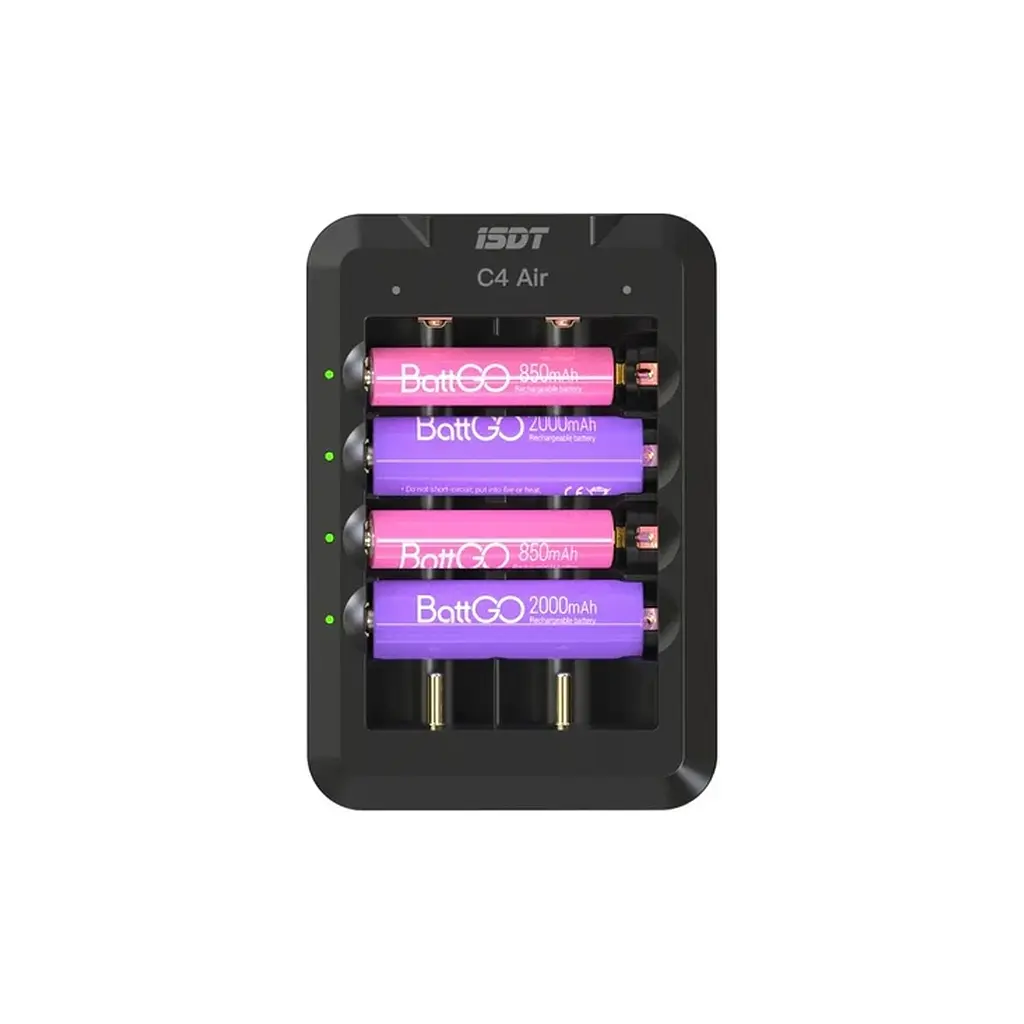 Зарядний пристрій для акумуляторів iSDT C4 Air Quick Battery Charger (iSDT-C4)