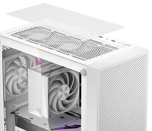 Корпус PcCooler C3 B310, White, Mini Tower, без БП, для Micro ATX/Mini ITX, 1xUSB 3.0/2xUSB 2.0, макс. CPU – 160 мм/GPU – 340 мм - фото 5