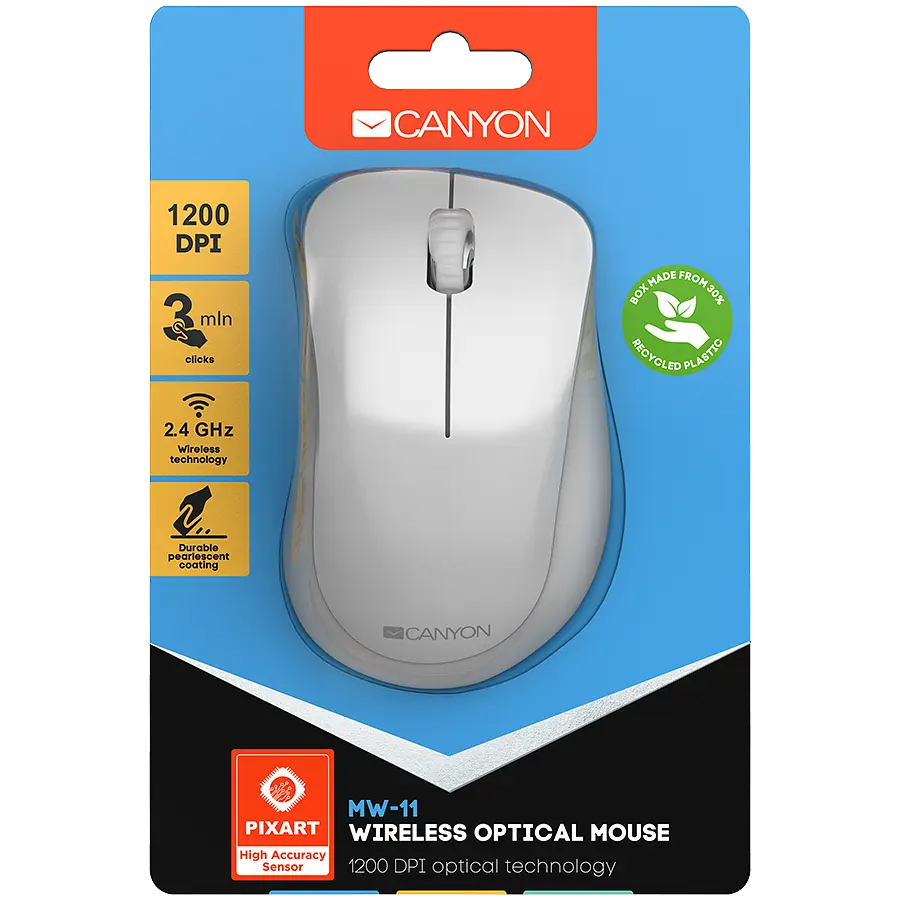 Миша Canyon CNE-CMSW11PW Pearl Білий - фото 4