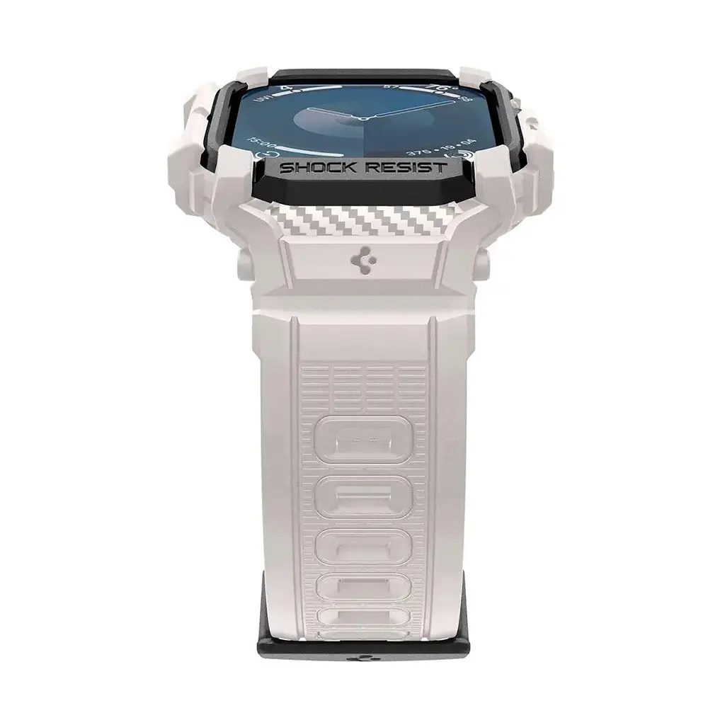 Чохол-ремінець Spigen Rugged Armor Pro для Apple Watch 2024 42mm Dune Beige (ACS08593) - фото 5