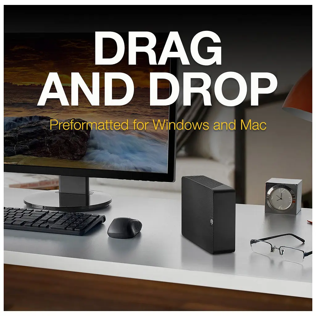 Зовнішній жорсткий диск 3.5" 12TB Expansion Desktop Seagate (STKP12000400) - фото 5