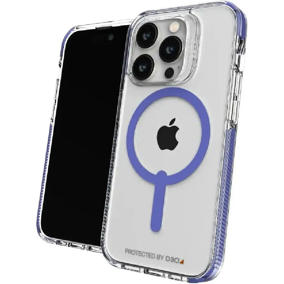 Оргинальный противоударный чехол Gear4 Santa Cruz MagSafe для Apple iPhone 14 Pro (6.1") Periwinkle 702010125 - фото 3