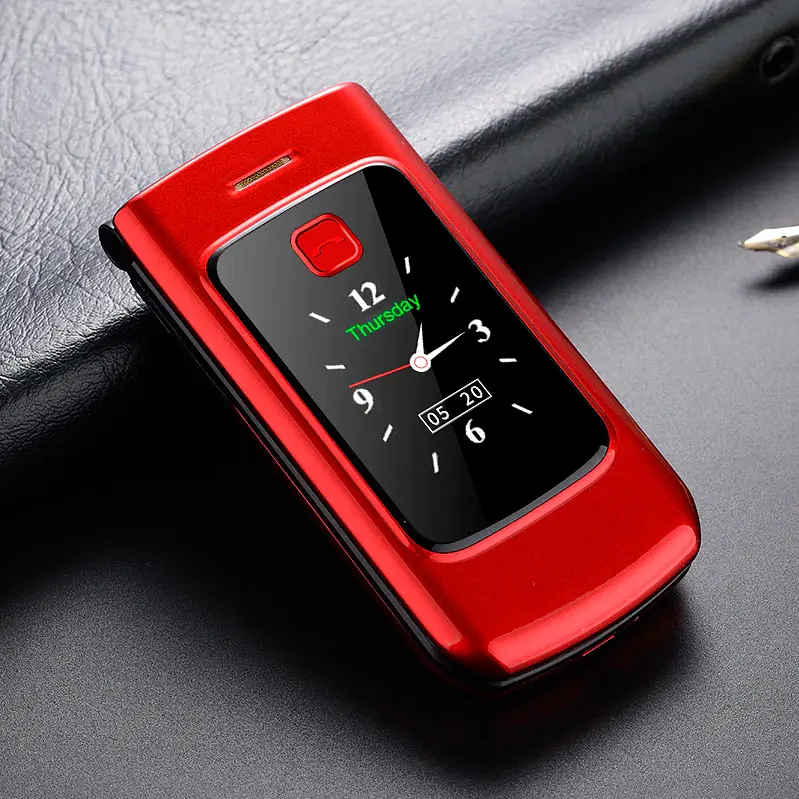 Смартфон Tkexun F18 (Happyhere F18) red. Dual display