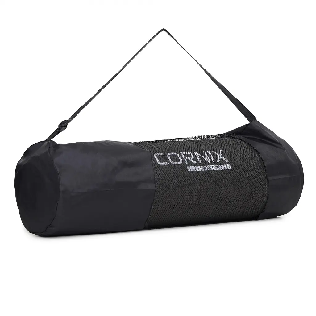 Килимок спортивний Cornix NBR 183 x 61 x 1 cм для йоги та фітнесу XR-0013 Black - фото 3
