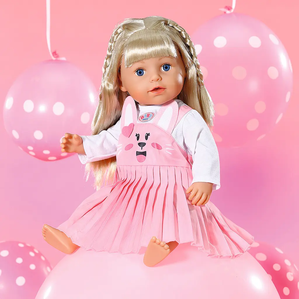Одежда Baby Born Платье с зайкой для куклы 43 см (832868) - фото 4