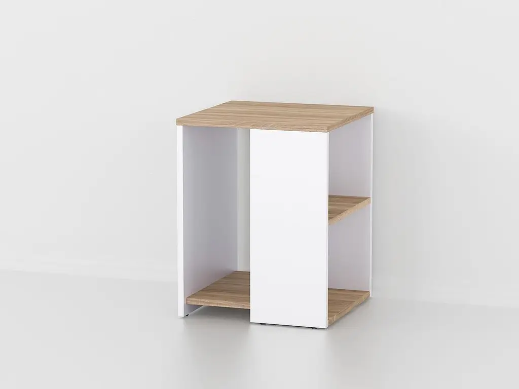 Стол журнальный Moreli Forte Lukas Дуб сонома / Белый (id27-0000-64-sonoma-white) - фото 2