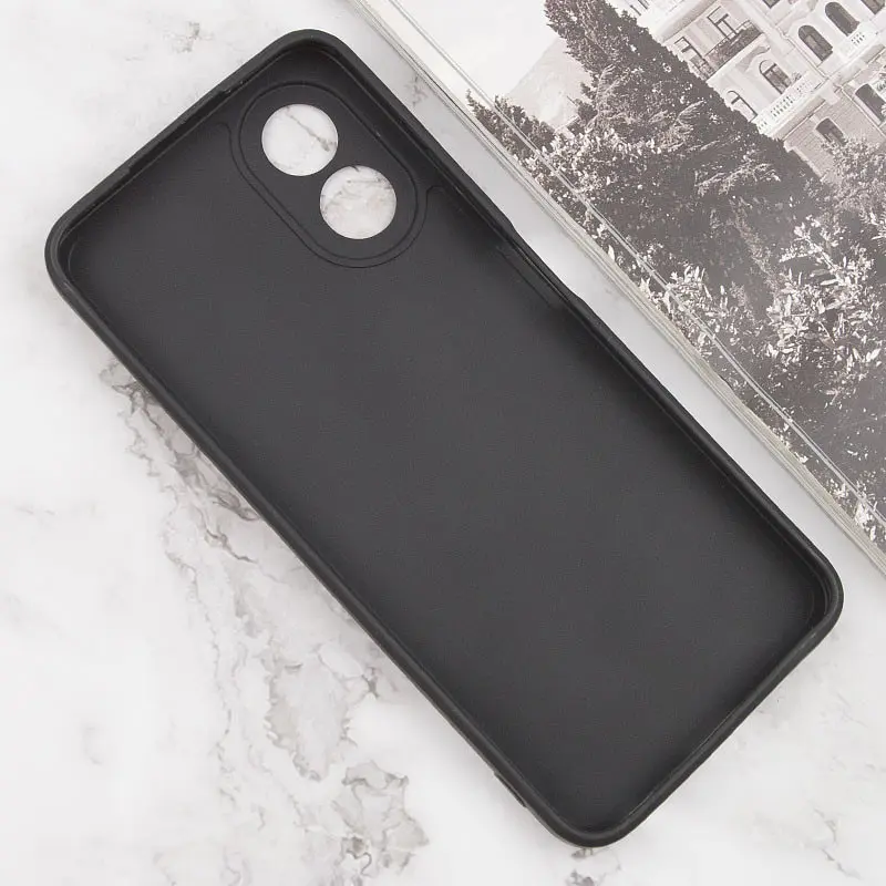 Силіконовий чохол Candy Full Camera для Oppo A58 4G Чорний / Black - фото 3