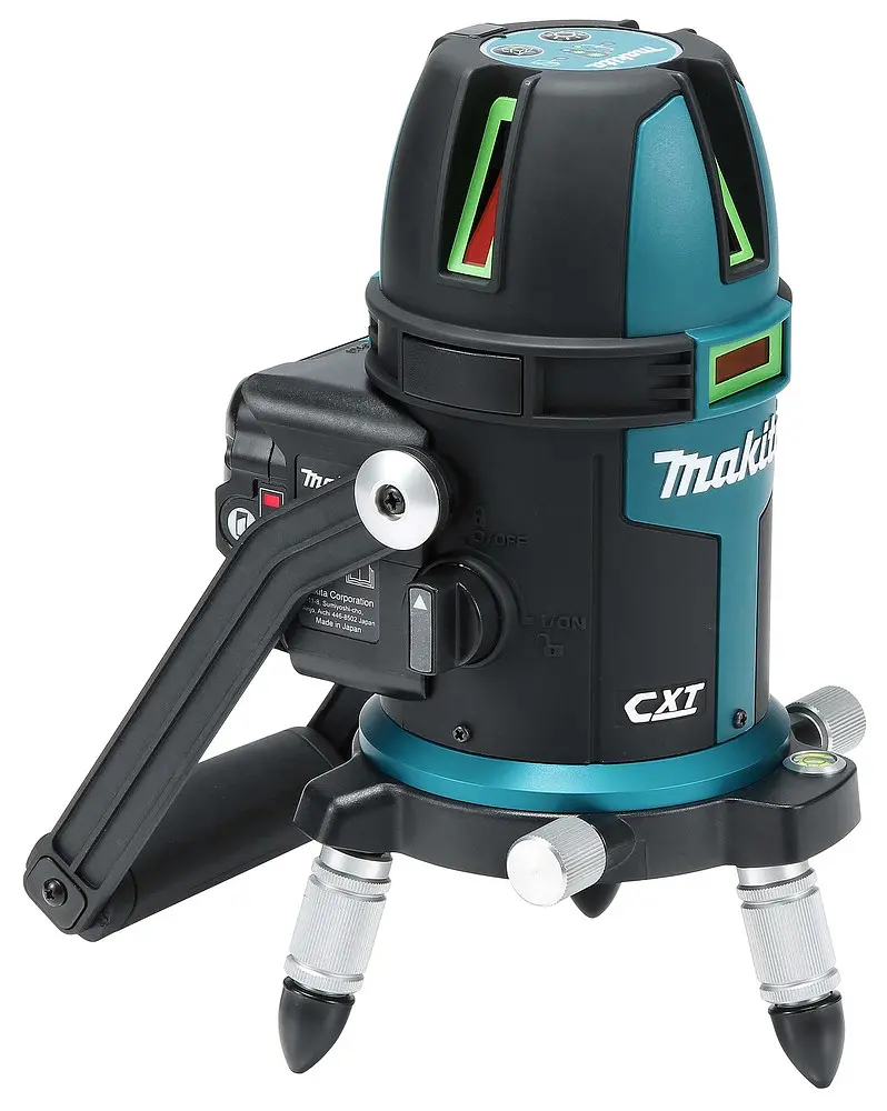 Нівелір лазерний акумуляторний Makita SK312GDZ (20 м, 4 промені, зелений, CXT, без акумулятора та зарядного пристрою) - фото 7
