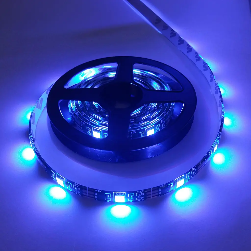 Світлодіодна LED-стрічка, 10 метрів, USB, RGB (WLS-WS-5050-10M) - фото 3