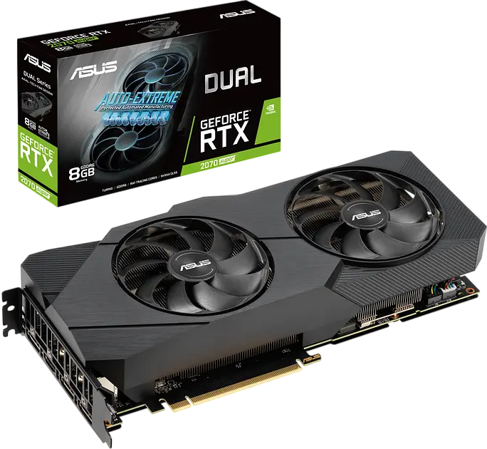 Відеокарта GeForce RTX 2070 Super 8GB Asus Dual EVO (DUAL-RTX2070S-8G-EVO) Б/В - фото 3