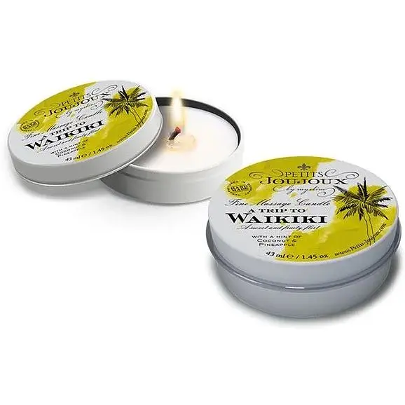 Масажна свічка Petits Joujoux - Waikiki Beach - Coconut and Pineapple (43 мл) - фото 2