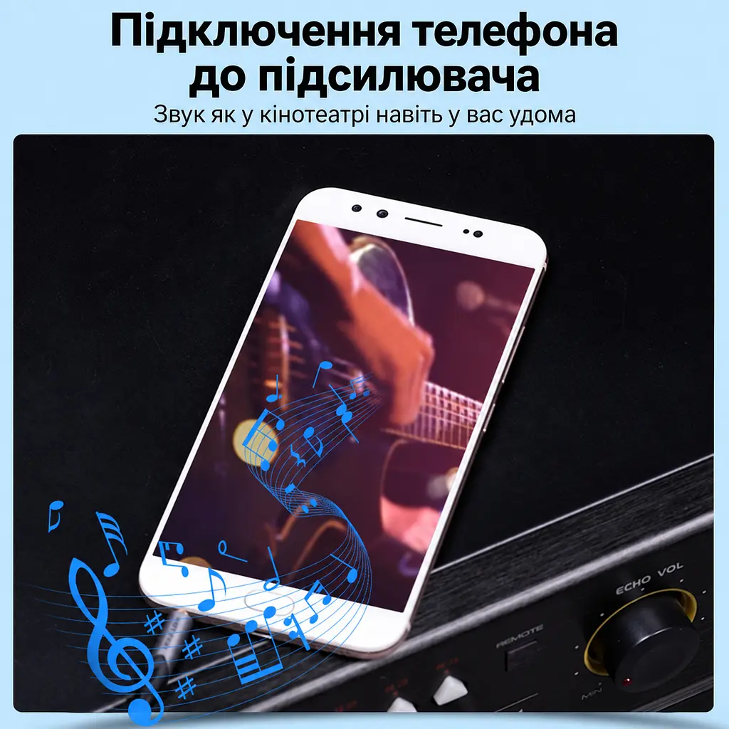 Аудіокабель Vention 1,5 м штекер Jack 3,5 мм TRS на штекер Jack 6,35 мм TRS у бавовняному обплетенні з екрануванням фольгою та металевим обплетенням з позолоченими роз’ємами сірий (BAUHG) - фото 9