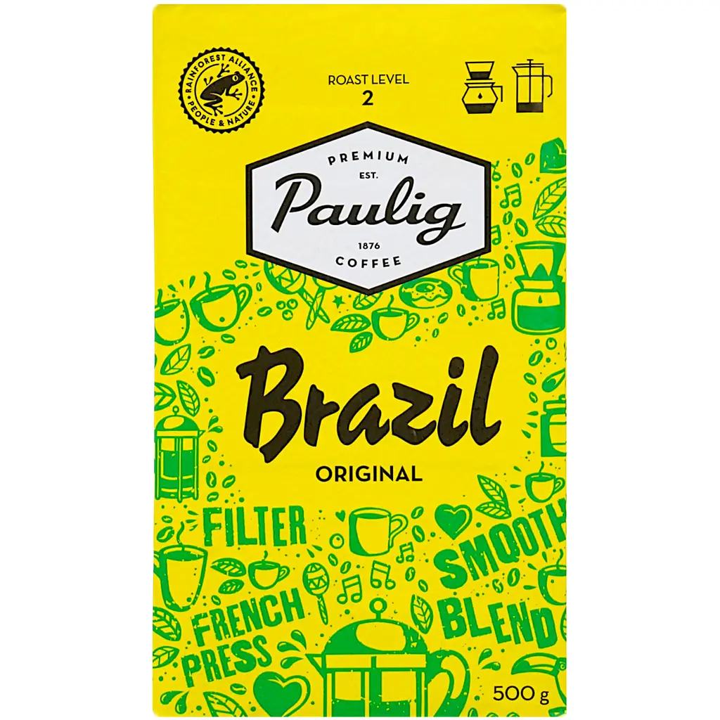 Кава мелена Paulig Brazil Original 500 г - фото 2