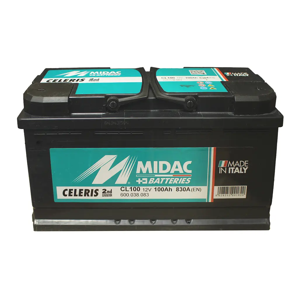Аккумулятор 6СТ-100A MIDAC CELERIS L, 100Ah (-/+), 12В, EN830А - фото 2