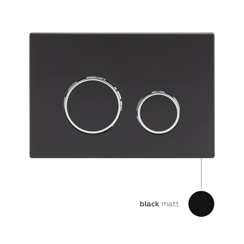 Набір Q-tap інсталяція 3 в 1 Nest QT0133M425 з панеллю змиву круглою QT0111M11V1146MB + унітаз з сидінням Jay QT07335176W - фото 4