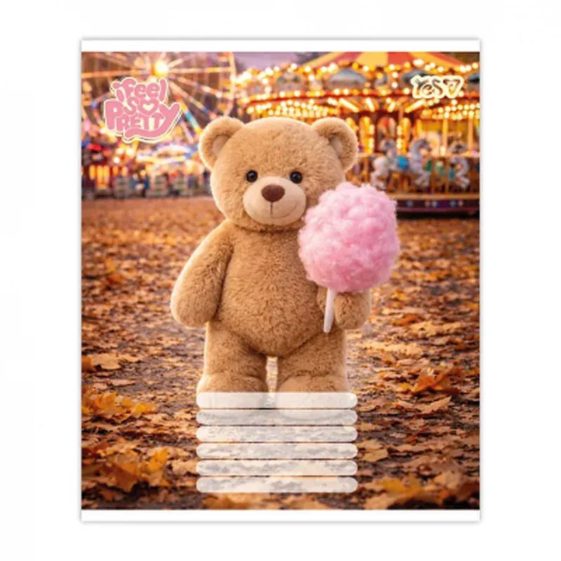 Зошит 1 вересня Bear stories А5 24 аркушів клітинка (768974), в асортименті - фото 5