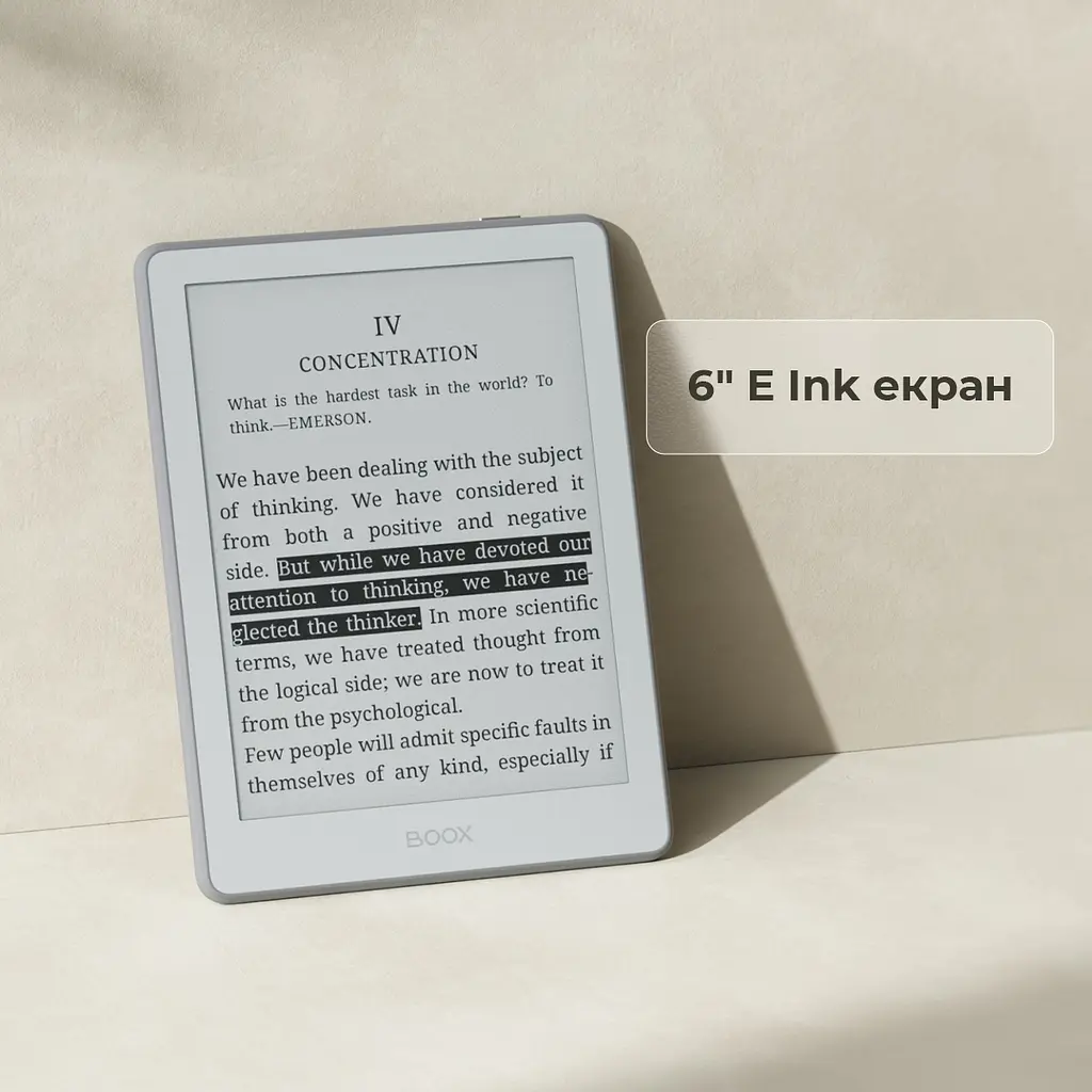 Електронна книга BOOX Go 6 (Gen II) Shell - фото 2