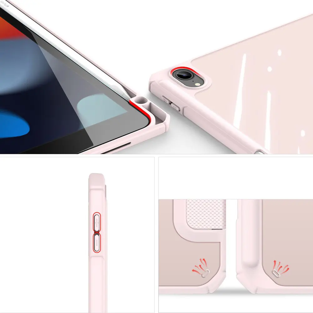 Чохол-книжка Dux Ducis Toby Series With Pencil Holder для Apple iPad Air 10.9" [2020-2022] Pink [80625] - фото 4