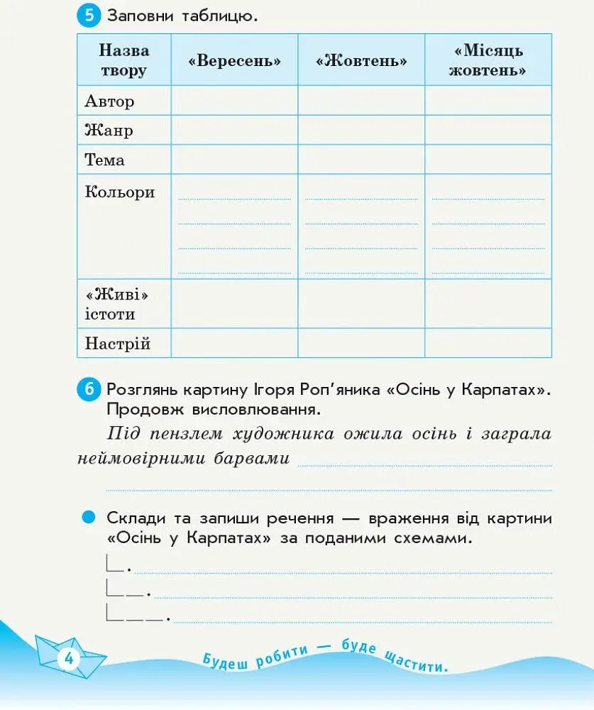 Українська мова та читання. 3 клас. Робочий зошит до підручника О. Вашуленко. У 2-х частинах. Частина 2 - фото 5