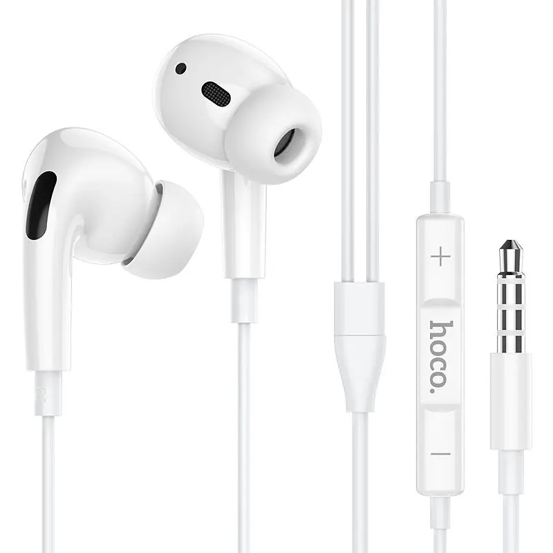 Проводные наушники Hoco M1 Pro, 3.5mm, 1.2m, Белый - фото 2
