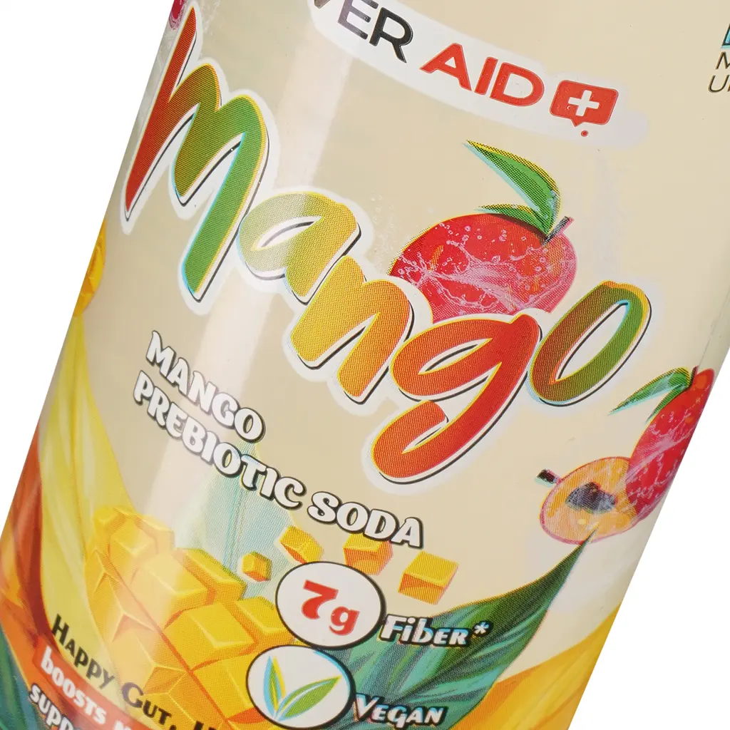 Напій безалкогольний Ever Aid Mango Prebiotic Soda 0.33 л - фото 4