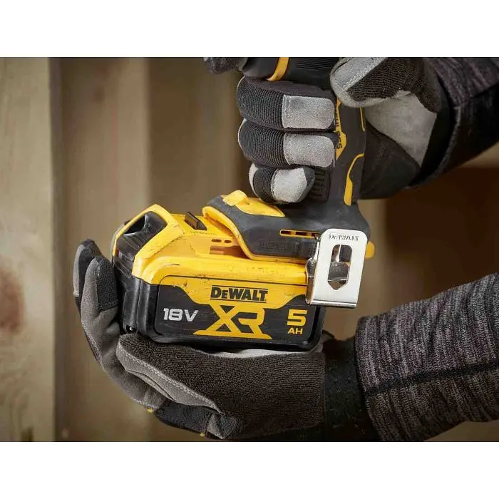 DeWALT Шурупокрут-дриль ударний аккумуляторний XR Li-Ion 18В 90Нм 0-450·0-1650об/хв 0-7650·0-28050уд/хв, 1.17кг без АКБ та ЗП - фото 6