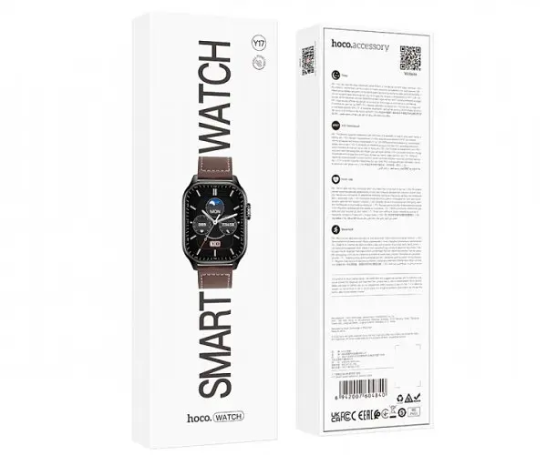 Смарт-годинник Hoco Y17 Smart Sports Watch call version з підтримкою дзвінків чорні (6942007604840) - фото 7