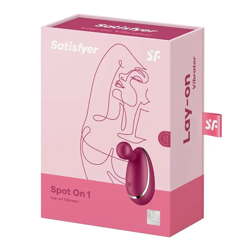 Вібратор для зовнішньої стимуляції Satisfyer Spot On 1 Berry, гнучкий відросток - фото 5