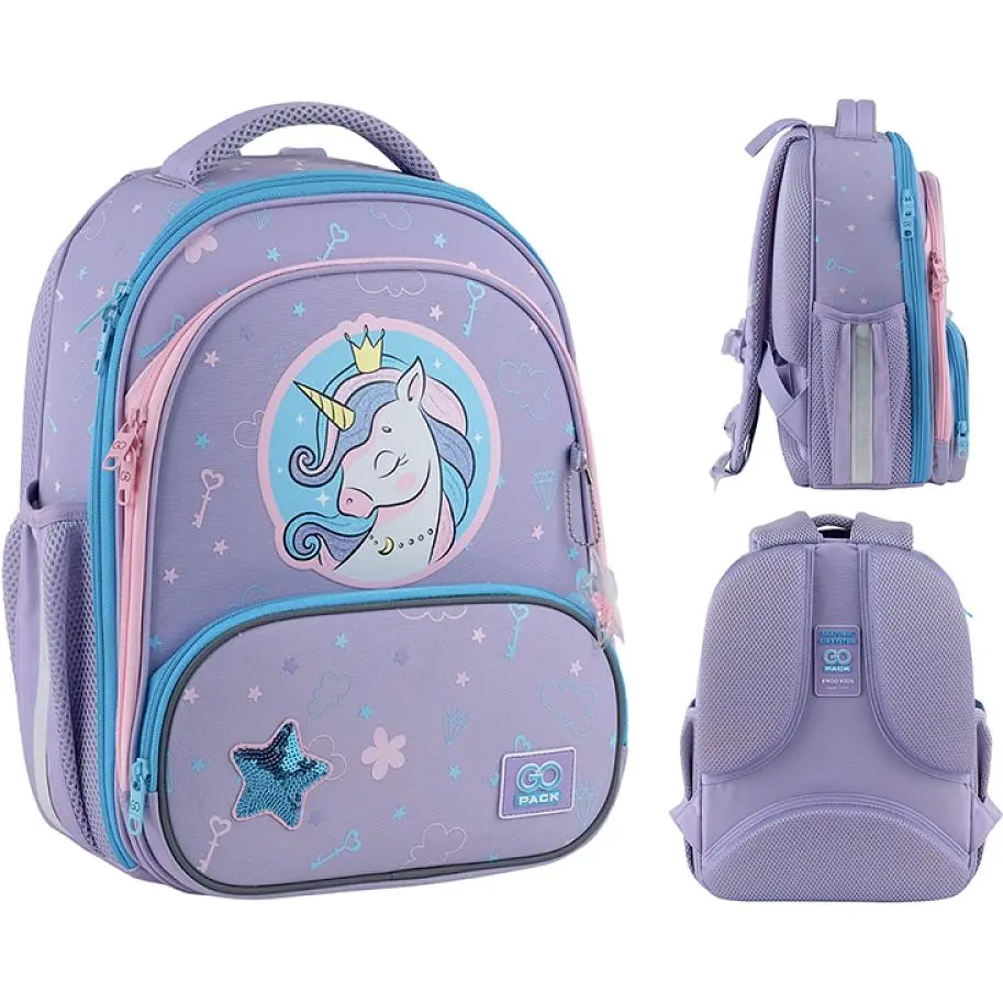 Рюкзак GoPack Education каркасний 597M-3 Fairytale Unicorn (GO25-597M-3) - фото 2