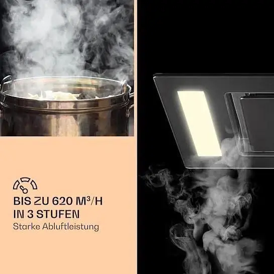 Встраиваемая потолочная вытяжка Klarstein Remy (10031996) - фото 4