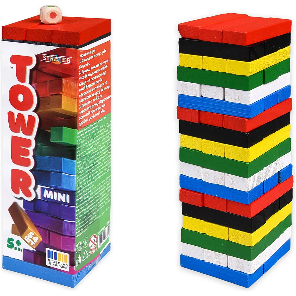 Настольная игра Strateg Tower Mini (31064) - фото 2