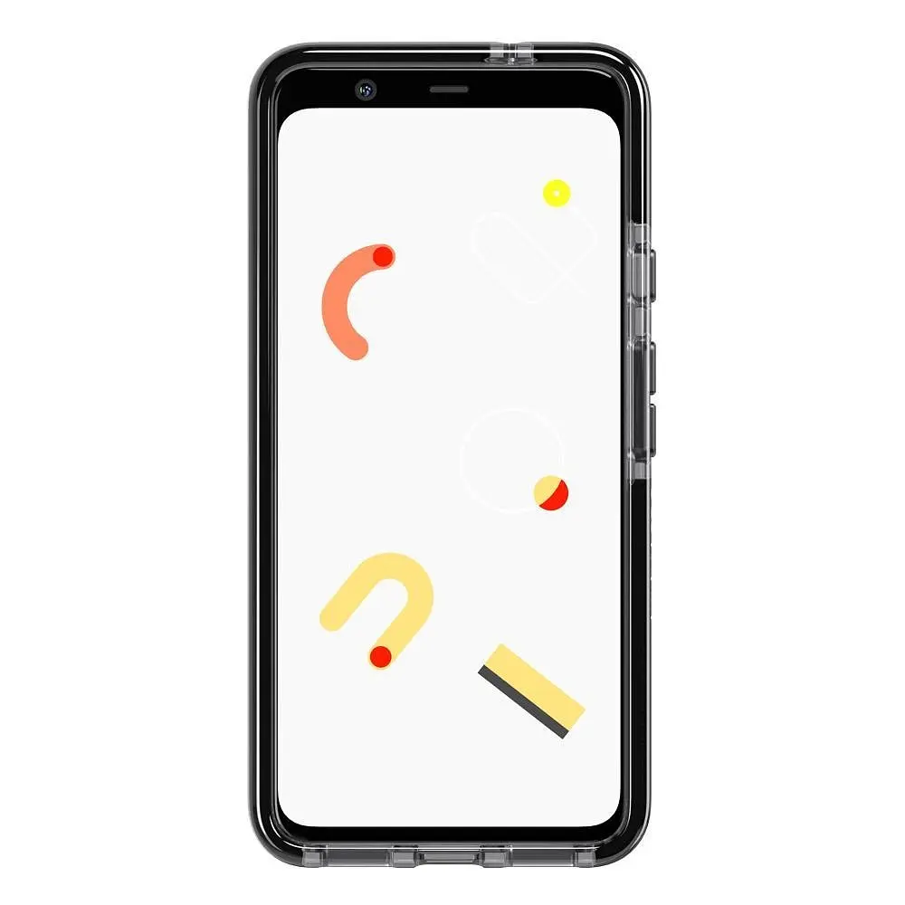 Протиударний чохол з антимікробним покриттям Tech21 Evo Check для Google Pixel 4 Smokey Black - фото 8